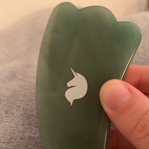Genuine jade Gua Sha facial tool